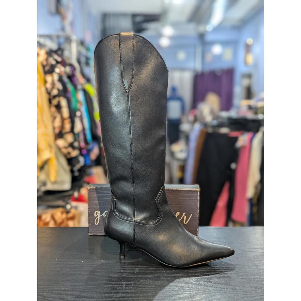 Steven Britt Western Knee High Boots